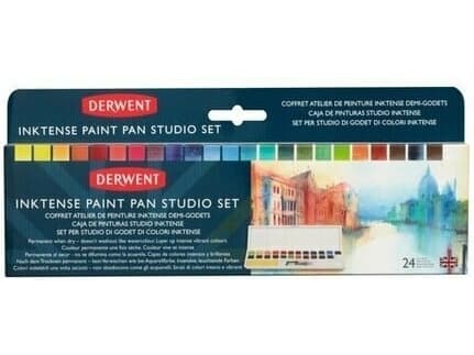 Derwent Inktense 24 Paint Pan Set