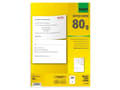 Miniatyrbild 2 av 3: Sigel LP202 - Perforerad - vit - A5 (148 x 210 mm) - 80 g/m² - 200 etikett (er) (100 ark x 2) vanligt papper