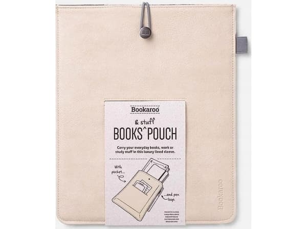 Teka Bookaroo Books & Stuff - etui na ksi±żkę - kremowe