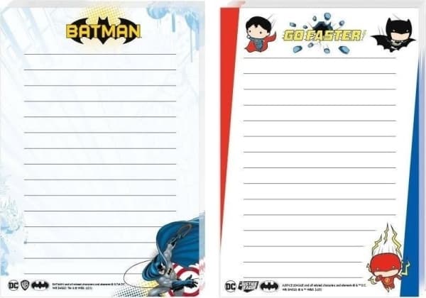 Notebook A6/80K med Batman undertrykk (10 stk) EDUKAMP