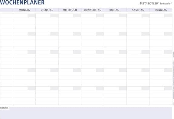 Staedtler Planer Vægkalender DIN A1 1 stk
