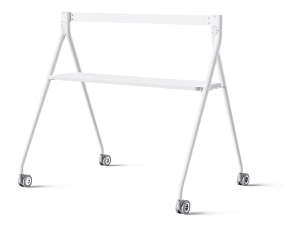 Yealink MB-FloorStand-650T - Vogn - for flatpanel - hvit - skjermstørrelse: 65"