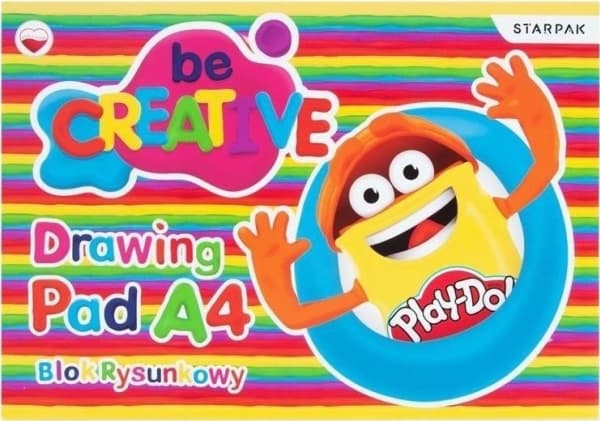 Ritblock A4/20K vit Play-Doh (20 st)