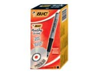 BIC Marking - Markør - permanent - for CD/DVD - svart - alkoholbasert blekk - 0.7 mm - fin - 1.5 g (en pakke 12)