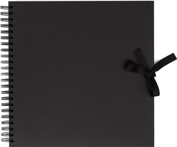 Album for dekorering 30,5x30,5cm/40K svart