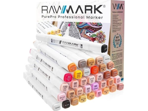 rawmark Pro purePRO alkoholmarkörer 36 färger Porträtt