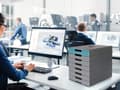 Miniatyrbilde 4 av 5: Durable IDEALBOX PRO 7, Plast, Blå, Rød, A4, A4, 7 skuffer, 250 mm