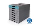 Miniatyrbilde 2 av 5: Durable IDEALBOX PRO 7, Plast, Blå, Rød, A4, A4, 7 skuffer, 250 mm
