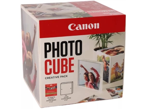 Canon PP-201 - Blank - rosa - 130 x 130 mm 40 ark fotopapper - för MAXIFY GX3050, GX4050, GX5050, GX5550, GX6550; PIXMA G1530, G2570, G3570, G4570, G
