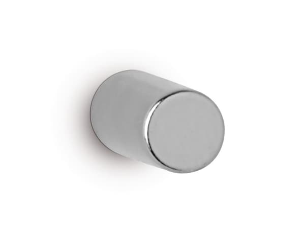 MAUL 6180796, Rund, Neodym, Sølv, Gloss, 5 mm, 10 mm