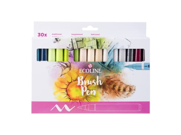 Ecoline Brush Pen set Additional | 30 colours
