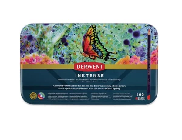 Derwent Inktense Pencil 100 stk. i tinæske