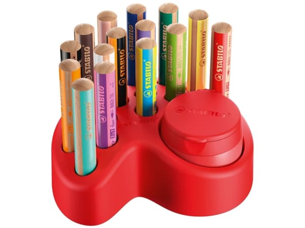 STABILO Woody 3 in 1, Multifärg, 15 styck