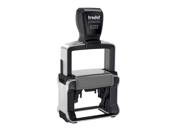 trodat tekststempel Professional 4.0 5203, 5 linjers levering inkludert kupong for å lage en tekstplate - 1 stk (5203PR4)