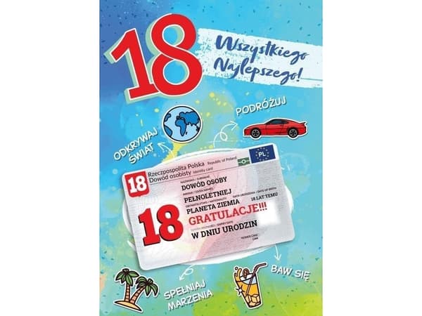 Födelsedagskort 18