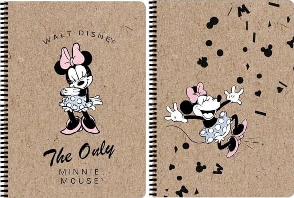 Teka Kołozeszyt A4/80K kratka Minnie Mouse Kraft
