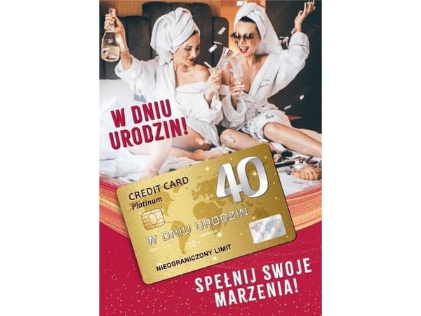Kort för 40-årsdag