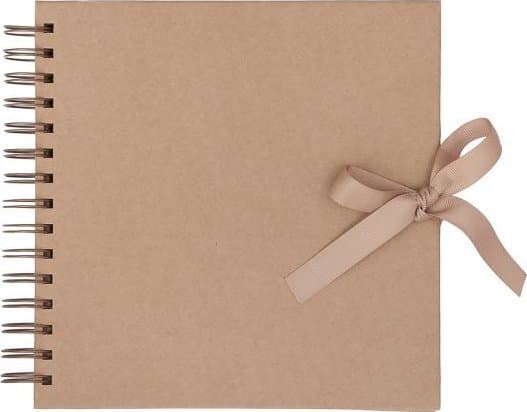 DEKORATIONSALBUM 20,5 CM X 20,5 CM - KRAFT (40 ARK)
