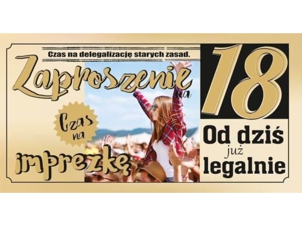 AB-kort Inbjudan Födelsedag 18 (10st)
