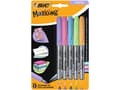 Miniatyrbild 1 av 2: BIC 942865, Blå, Grön, Rosa, Lila, Gul, Rundad spets, Multifärg, Medium, 1,8 mm, 0,8 mm
