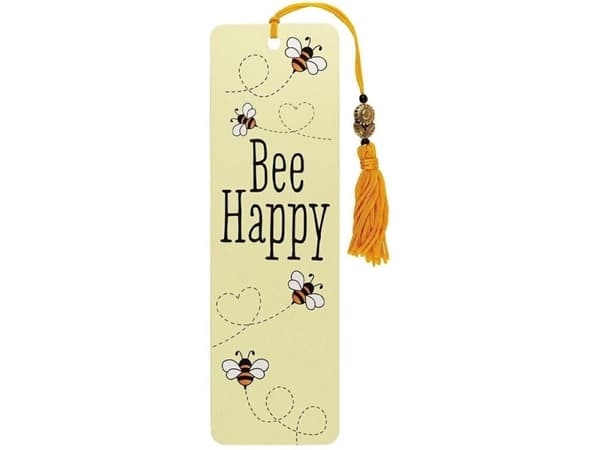 Bee Happy bookmark