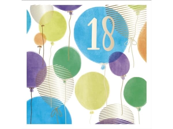 Födelsedagskort 18