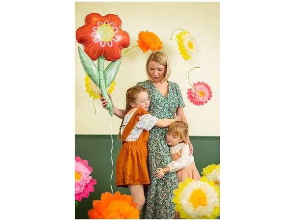 Papir blomster, 3 stk