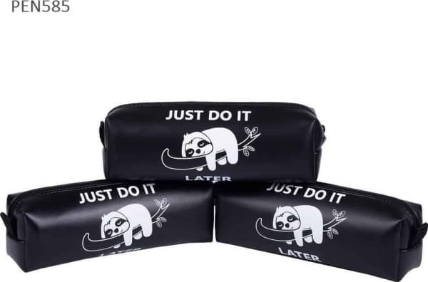 Just do it one-compartment pencil case