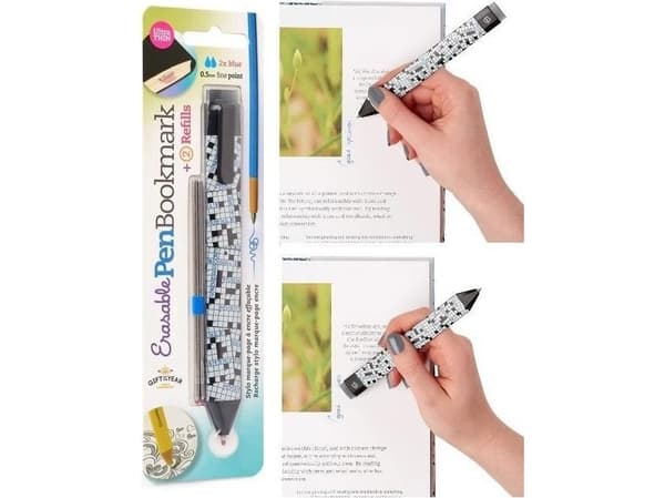 Tenkegaver Pen Boomkark bokmerkepenn - Kryssord + refill