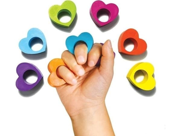 Hjärtformade ringkritor