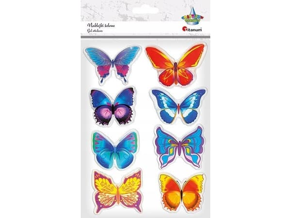 Titanum Butterfly geelitarrat 8kpl.