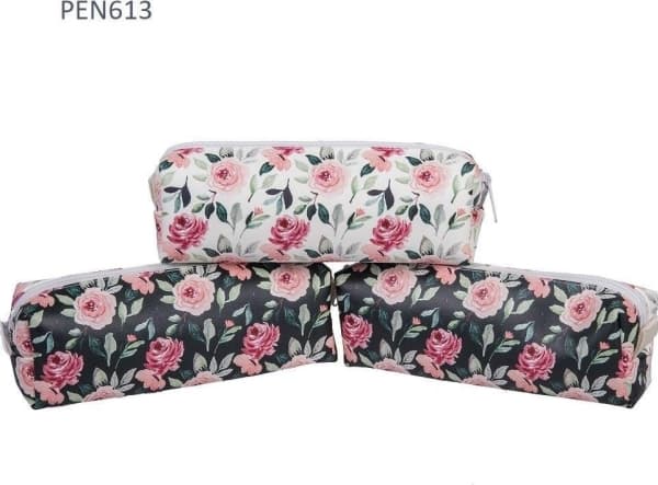Yksiosastoinen kynäkotelo Roses