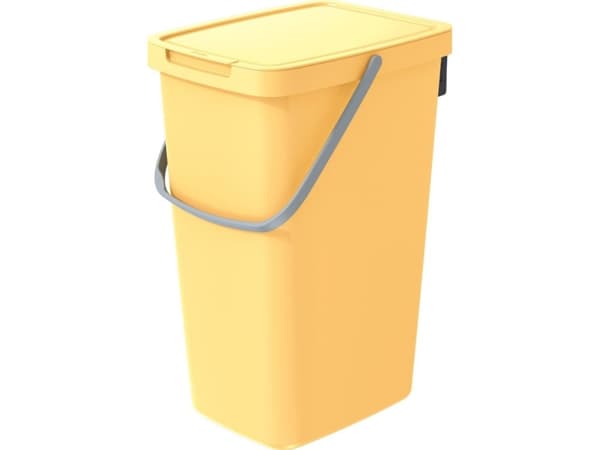 Prosperplast SYSTEMA Q papperskorg - ljusgul 20 l. Keden