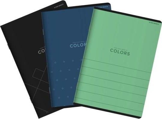 Zeszyt A5/96K kratka Colors mix (5szt) EDUKAMP