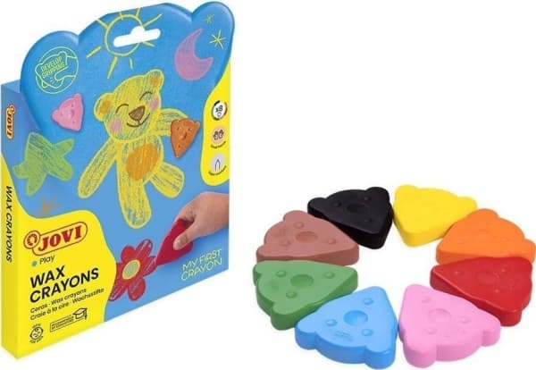 Teddy Bear Kritor 8 färger EDUKAMP