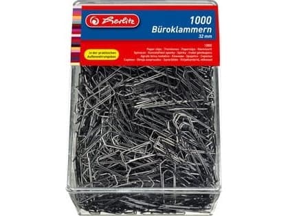 Herlitz 8859100, Harmaa, 1000 kpl