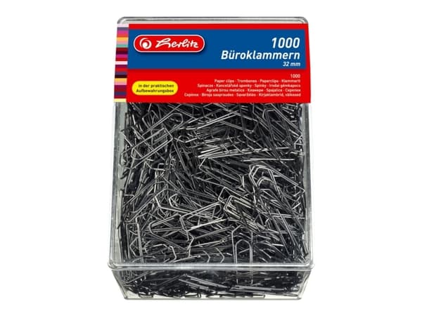 Herlitz 8859100, Harmaa, 1000 kpl