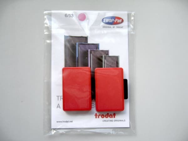 Trodat 6/56, Blekkpatron, Rød, Trodat, 5204, 5206, 5460, 5117, 5558, 55510, 5465 and 5466, Sort, DIN ISO 14145-2