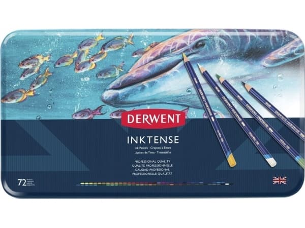 Derwent Inktense Pencil 72 stk. i tinæske