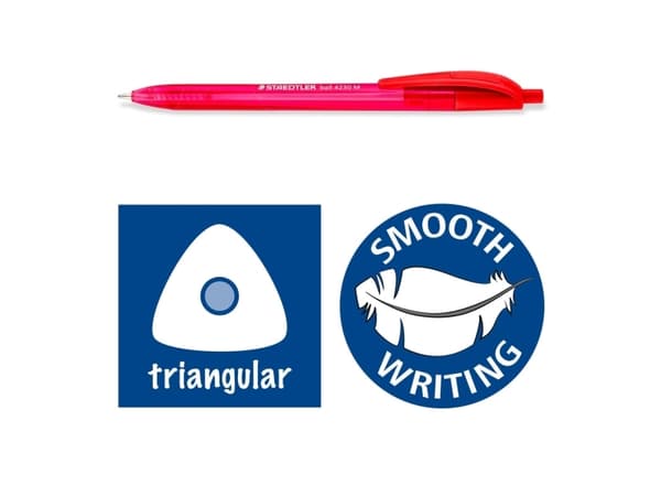 Staedtler Ball 4230, Klips, Uttrykkbar kulepenn med hengefeste, Gjenfyllbar, Flerfarget, 8 stykker, Medium