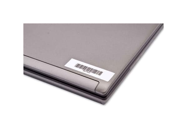 Brady M71C-375-422, Hvit, Selvklebende skriveretikett, Polyester, Trermisk overføring, Akryl, Permanent