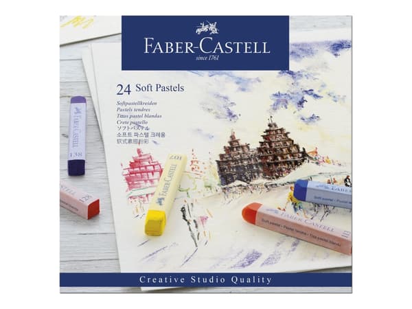 Faber-Castell STUDIO QUALITY - Fargeblyant - myk pastell - assorterte farger (en pakke 24)