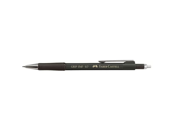 Faber-Castell GRIP 1347 - Mekanisk blyant - 0.7 mm - retraktil - med viskelær