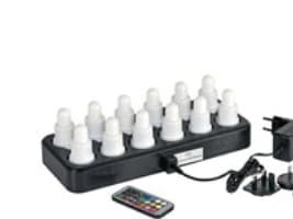 LED-lys Duni, genopladelige, pakke a 12 stk.
