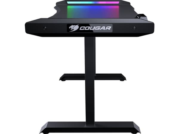 COUGAR Gaming MARS 120, Suora, Suorakaiteen muotoinen, Kuitulevy, Terästä, Pelaaminen, Musta
