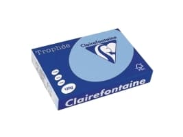 Farvet papir Trophée, A4, 120g, almueblå 1282, pakke a 250 ark