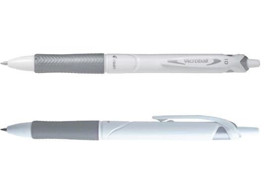 Pilot Acroball Pure White, Påfyllnadsbar, Svart