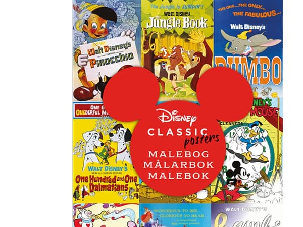 Disney klassiska affischer - målarbok