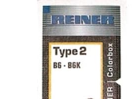 Leimasintyyny reiner colorbox, tyyppi 2, 6 numeroa, musta