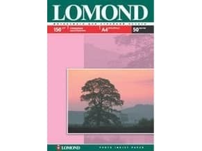 Lomond 0102018, Gloss, 150 g/m², A4, Hvit, 50 ark, 210 mm
